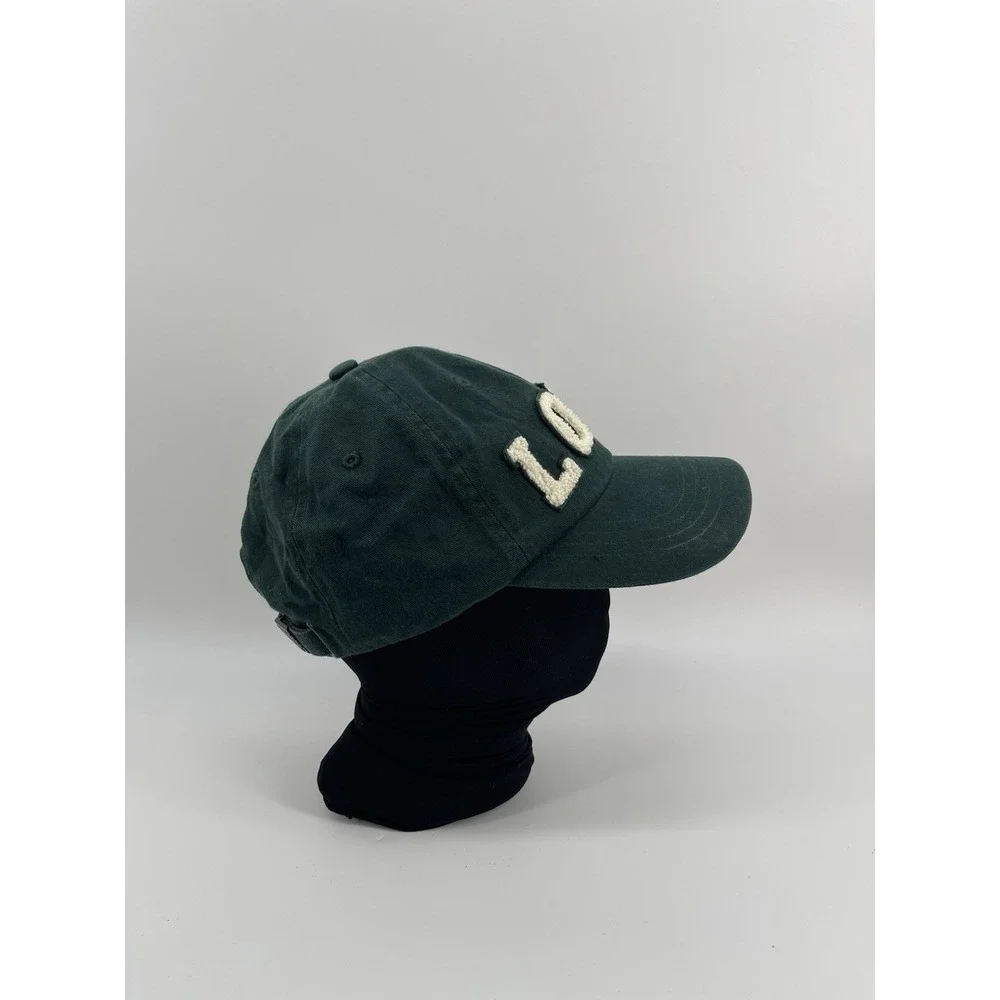 Tory Burch Sport Cap Hat Women Green LOVE Strapback Adjustable Casual